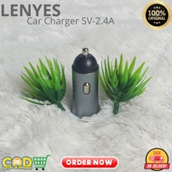 Car CHARGER USB CAR CHARGER 5V-2.4A LENYES CA856 FAST CHARGER