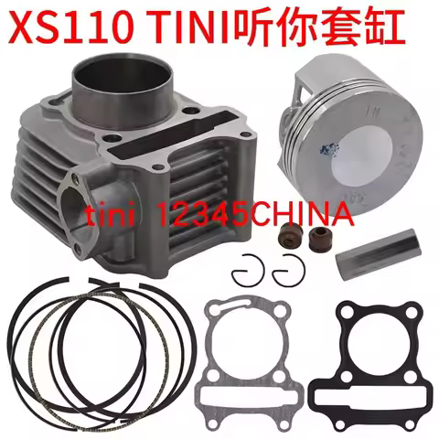 52.4mm Motorcycle Engine Parts Cylinder Piston Ring Gasket Kit 13mm Pin for SYM XS110T-B TINI110 XS 