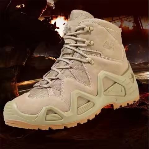Tactical Boots Men Boots Desert Combat Boots Outdoor Hiking Boots Ankle Shoes Men's Sneakers