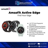 Amazfit Active Edge Smart Watch with AI Health Coach for Gym, 5 Satellites GPS, Stylish Rugged Sport &amp; Fitness Design