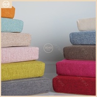 Sponge Cushion Linen Seat Cushion 50D High Density Sponge Cushion Office Seat Cushion Dining Chair C