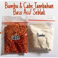 Bumbu Tamabahan BASO ACI Cabe baso aci Bumbu micin Bumbu