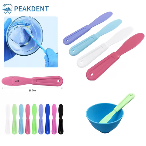 Dental Plaster Alginate Film Material Plastic Mixing Knife Plastic Mixing Knife Oral Clinic Dental M