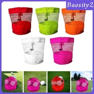 [Baosity2] Golf Ball Bag Drawstring Pouch Holder Small Golf Ball Storage Bag Net Bag for Sports Baseball Balls Diving