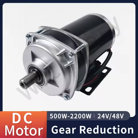 500W-2000W Low Speed Motors 24V 48V Voltage Motor With Gearbox Brushless Motor Asynchronous Electric