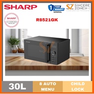 Sharp R8521GK 30L Microwave oven with convection I Child lock