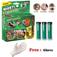 Mighty Putty Powerful Bonding Epoxy Sticks fix seal pipe bocor sealer + Free Glove