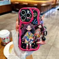 [case+bracelet]case Girl curly hair CASETIFY case Xiaomi Redmi 12C10C9A9C9T10A Note 12 11 10 9 8 11S