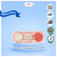 SANIYE 3 COLORS FACE POWDER PALETTE E0358