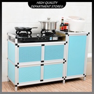 Kabinet Mangkuk Dapur Aluminium Aloi Penyimpanan Kabinet Gasket Kabinet Botol Gas Kabinet Sisi Keluli Tahan Karat