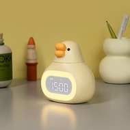 Cartoon Smart Alarm Clock for Kids Digital Clock with Night Light Adjustable Brightness Hourly Chime