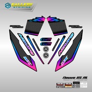 Striping Nouvo 115 Motif 10 Nouvo GO Sticker Nouvo Z Sticker Nouvo MX Original List Les Plet Body No