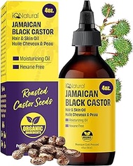 Jamaican Black Castor Oil USDA Certified Organic for Hair Growth and Skin Conditioning [SCENT REGULAR]- 100% Cold-Pressed 4oz Bottle