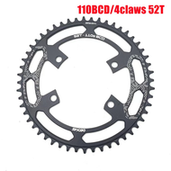 FOVNO 110BCD 50/34T 110bcd จานจักรยานเสือหมอบ4-Claw ดิสก์เกียร์ความเร็วคู่สำหรับ SHIMANO 5800 6800 R