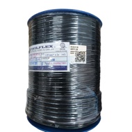 Phiflex Flat Cord 1.25mm 2 Core Available in Black or White AWG 16/2 Availble size 1 to 5 Meters