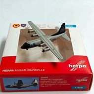1: 500Herpa533379Belgium Space Force Lockheed C-130H Hercules Aircraft Model Out of Print Model Edit
