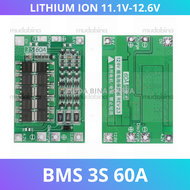 BMS 3S 12.6V 60A lithium battery protection board Charger
