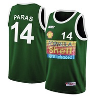 (Customizable) PBA retro shell Benjie Paras replica jersey, fully sublimated basketball fan jersey