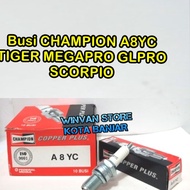 Champion A8YC Tiger 2000-Megapro1600-Scorpio Z-GL100-CB100-GLPRO-Thunder 250cc Spark Plug - Original