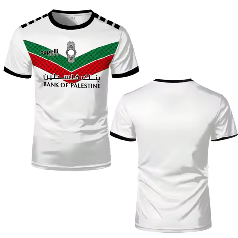 Mens Palestinian Flag Tees Man Clothing Tshirt Palestine Football Jersey Men T Shirts Adult & Kids T