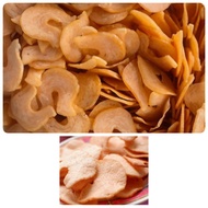 Raw Jumbo Prawn Crackers. Uncooked shrimp crackers ready to fry Great with Indonesian dishes or just