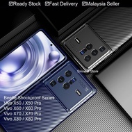 Vivo X80 Pro X70 X80Pro Beetle Fiber Phone Case Casing Cover