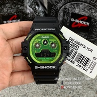 ASIA SET 100% ORIGINAL CASIO G-SHOCK DW-5900TS-1 aka TAPAK KUCING HITAM HIJAU