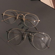 | Jeffrey Clear Glasses (Gold/Silver) | Glasses Iron GlassesBENING Vintage Glasses