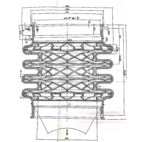 For 160mm MT-74F Rammer Bellow MT74F ID 160mm H 250mm MT70 MT70H MT75 MT85 MT85H MTX80 MTX90 MT65H M