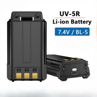 Baofeng BL-5 3800mAh Li-ion Battery with USB Type‑C Port for UV-5R UV-5RA UV-5RB UV-5RE F8+ Radio