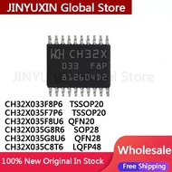 5Pcs CH32X033F8P6 CH32X035F7P6 TSSOP20 CH32X035F8U6 QFN20 CH32X035G8R6 SOP28 CH32X035G8U6 QFN28 CH32
