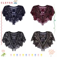 CLEVER Flapper Shawl Fashion Party Sequins Dress Accessory