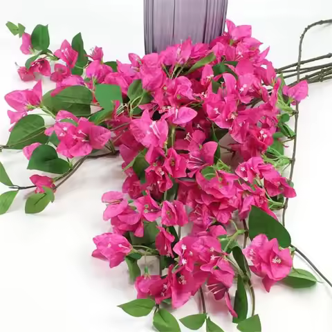 10pcs Silk Bougainvillea Glabra Artificial Climbing bougainvillea spectabilis 30.71" six colors for 
