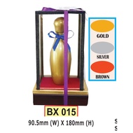 GLASS COVER BOX / PLAK KACA WITH BOWLING