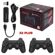 4K HD PSP Home TV Game Console X2 Dual Wireless Controllers Emulator Kotak Permainan Arked
