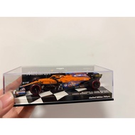 Mini Cut 1: 43 2021 Abu Zabby MCL35M No. 4 Norris Racing Model Celebrate North Treasure Winning Cham