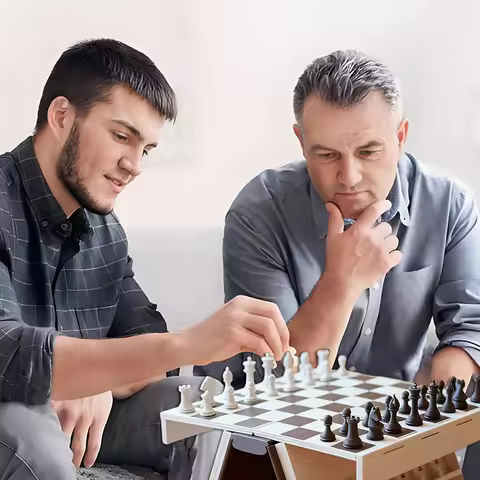 Hot Sale 3D Printed Chess Book, Chess Set With Storage Books Design Folding Board Game For Adults Po