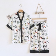 Muslin Pajamas Collection Muslin Pet รุ่น Monarch Butterfly (N9131 T9131 L9131) | ชุดนอนชุดเที่ยว