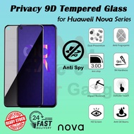 Huaweii Pura 80/70 Nova 11i/ Y72/ Y90/Y70/ 5T/ 2i/ 3i/ 4E Full Clear Matte Privacy Tempered Glass