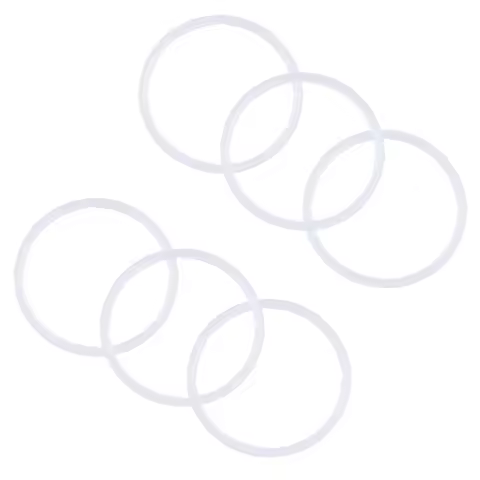 6Pcs Bottle Seal Ring Silicone Cap Mouth Plug Gasket Leak Proof Water Bottle Top Lid Gasket for Stan