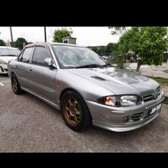 m PROTON WIRA MIRAGE FRONT SKIRT POLYURETHANE SKIRT LIP BODYKIT (PU) betong bodykit