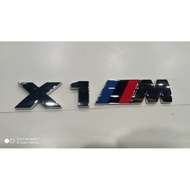 [READY STOCK !!!] BMW X1 M Emblem Logo Chrome | BMW X1M Logo
