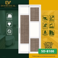 Slide and Swing Bathroom Door asstl36