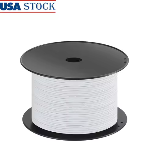 250FT SPT-2 White Electrical Wire 18/2 Gauge 2 Conductor Low Voltage Outdoor Landscape Wire UL Liste