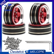 Climbing RC Car Wheels for 1.3inch Brass Upgrade Kit for 1/for 18TRX4M SCX24 FMS -for 18 RC Car Acce