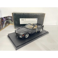 Hotwheels Hotwheels 1/18 Corvette C6 Convertible Black Original Package Three-Open Design Seal Unope