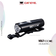 CATEYE VOLT 100 XC FRONT LIGHT USB RECHARGEABLE CYCLING LAMP FOR SAFETY RIDE LAMPU BASIKAL MTB RB FO