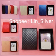 LM Leather Gold Storage Box Jewelry Box