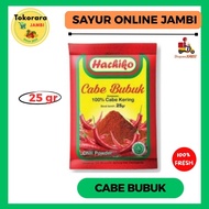 Hachiko Chili Powder 25gr/Sachet-tokorara.jambi