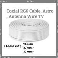 Coxial RG6 Cable,Astro,Antenna Cable Wire TV MyTV TV box (Loose Cut)